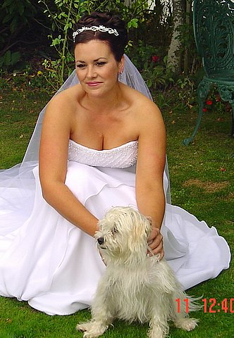 TnNadine met puppie